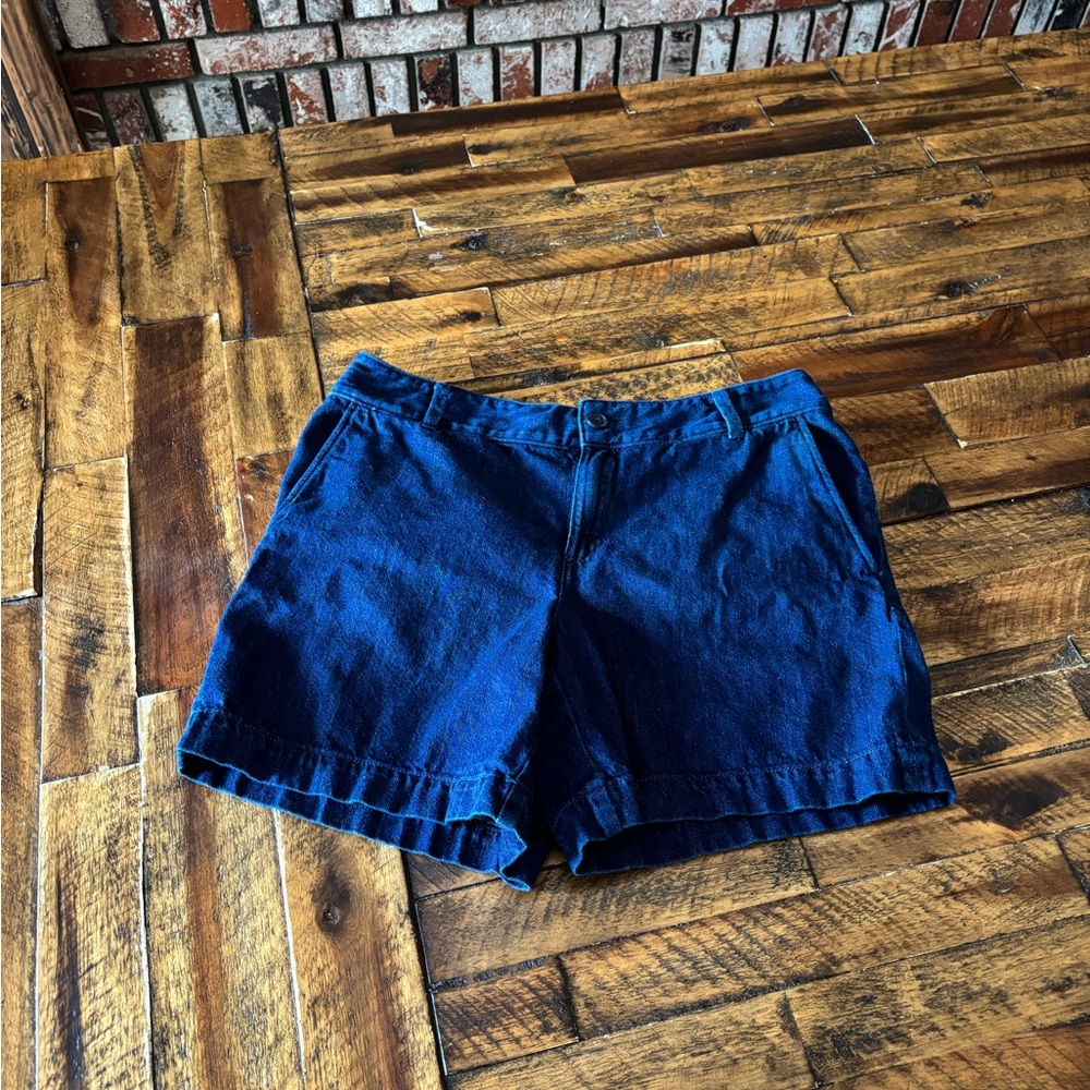 LOFT Dark Blue Jean Shorts